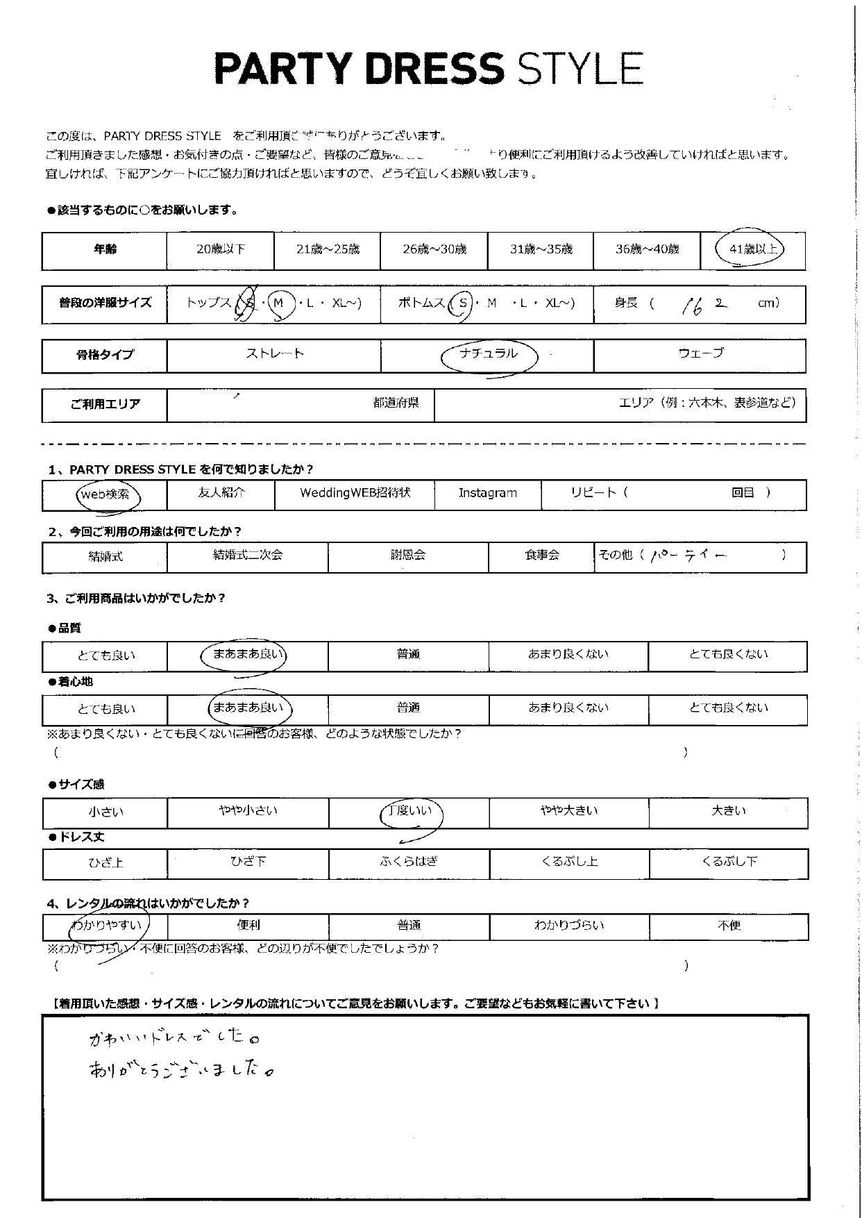 6月6日　パーティーご利用　