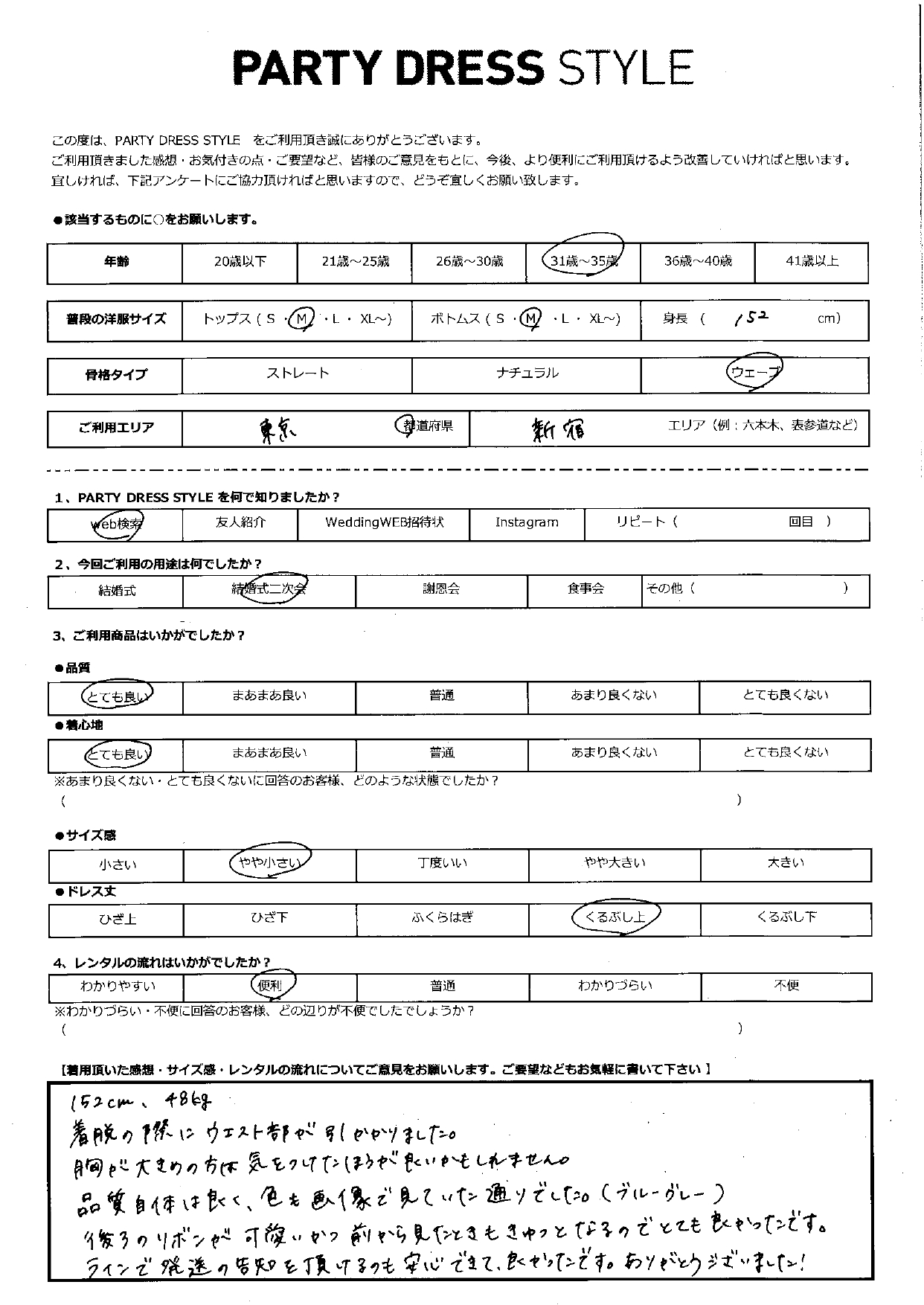 9月21日 結婚式ご利用 東京エリア