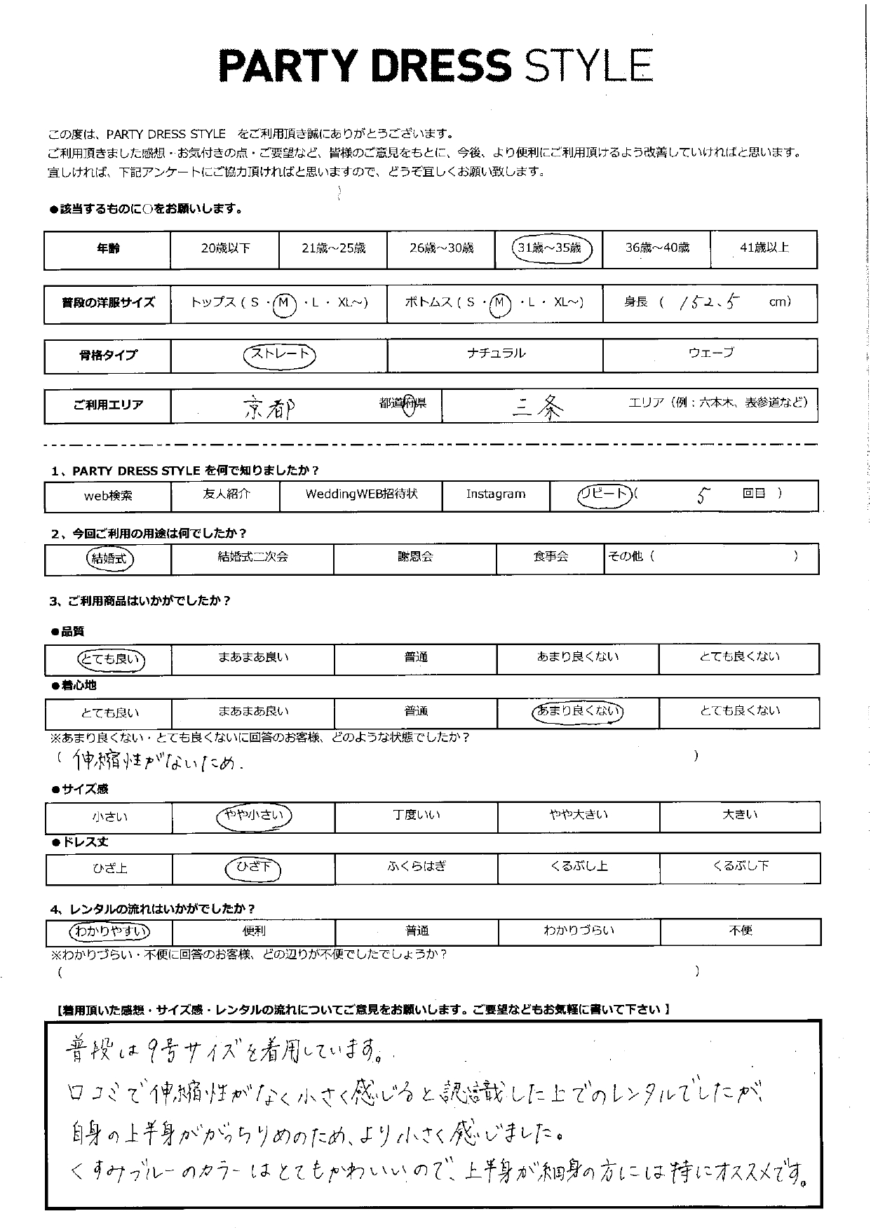 9月21日 結婚式ご利用 京都エリア