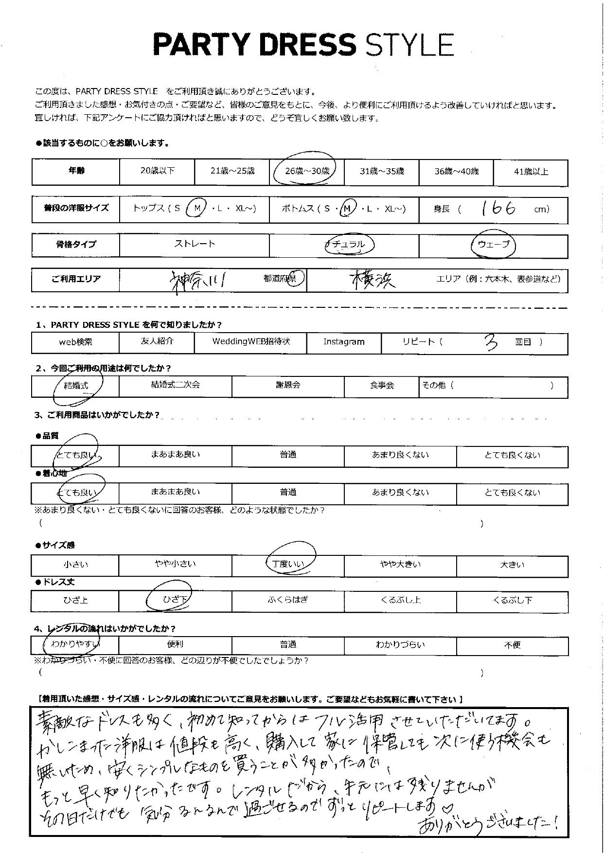 9月28日 結婚式ご利用 神奈川エリア