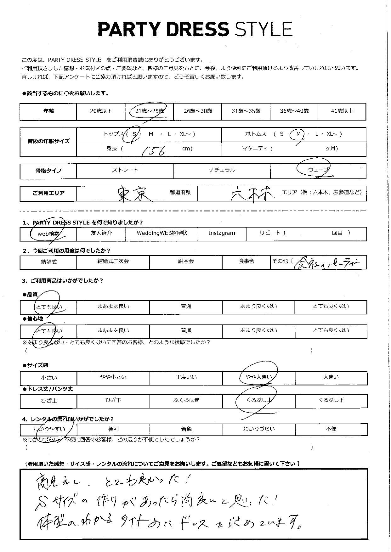 1月11日　会社のパーティーご利用　東京・六本木エリア