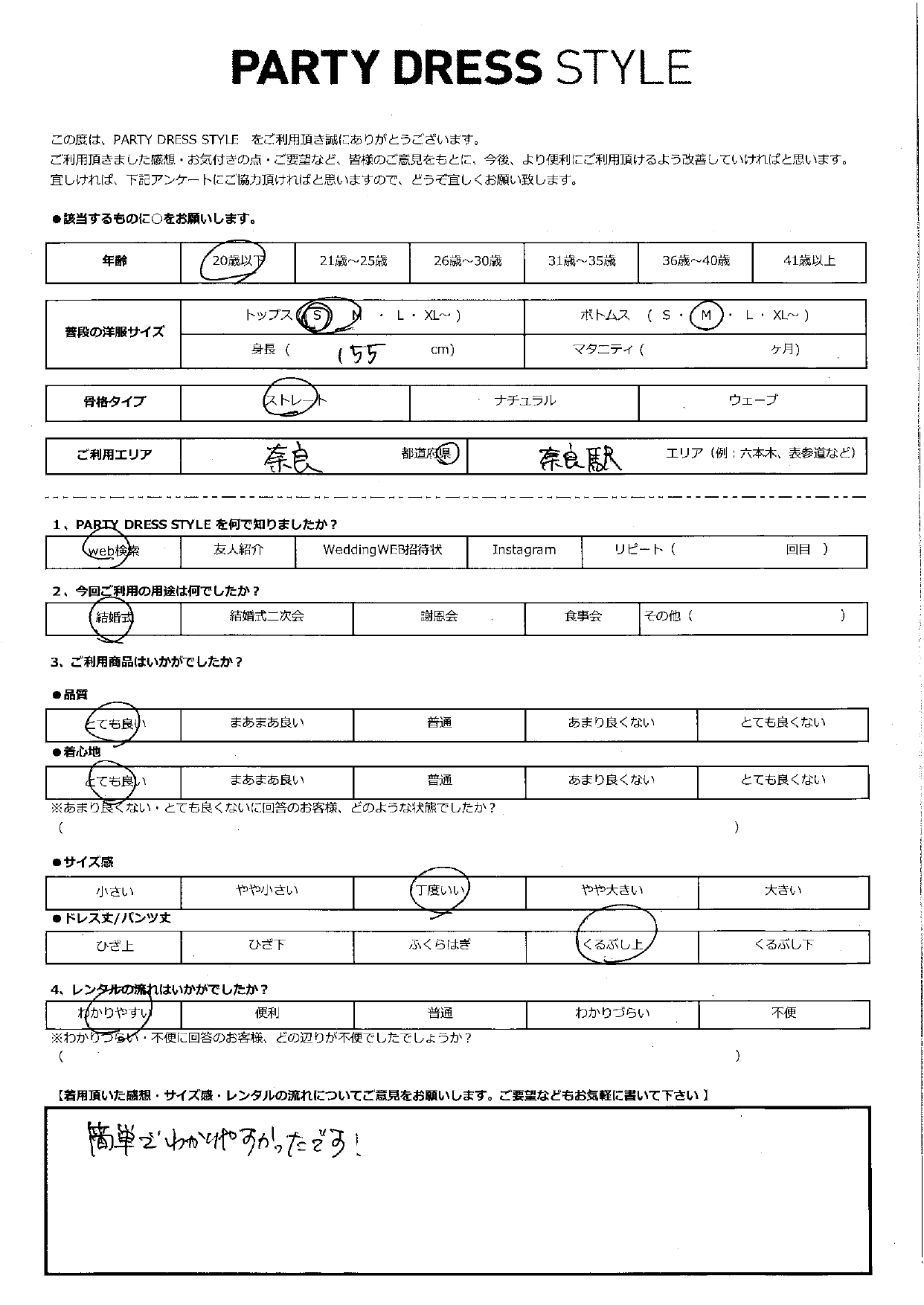 6月14日　結婚式ご利用　奈良エリア　CR1-425BU-M（３点セット）
