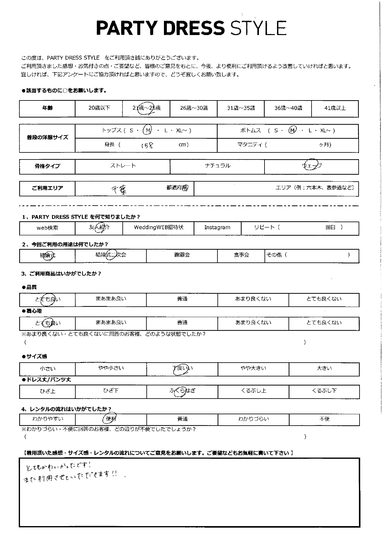 9月6日　結婚式・結婚式二次会ご利用　千葉エリア｜CL1-439GR-M（ドレス単品）