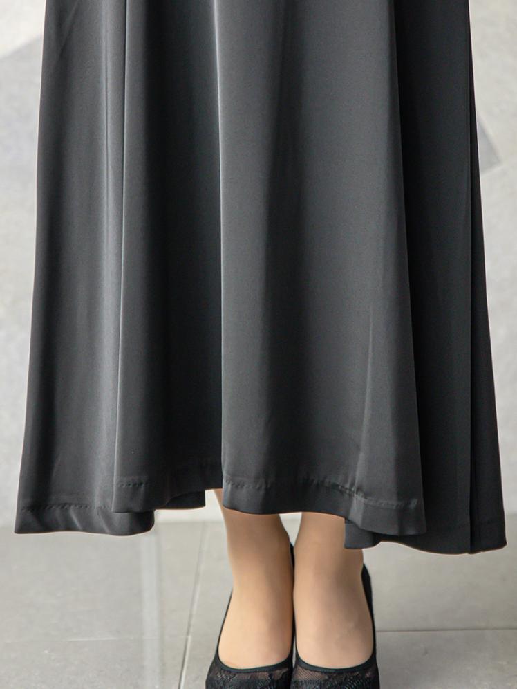 刺繍レースボレロセットドレス(ブラック)H1-476BL-M 12